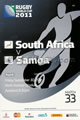 South Africa v Samoa 2011 rugby  Programmes